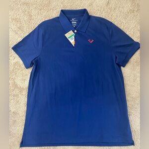 Nike Rafa Slim Fit Polo Navy Blue For Men!